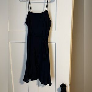 Altar'd State Navy Blue Asymmetrical Dress